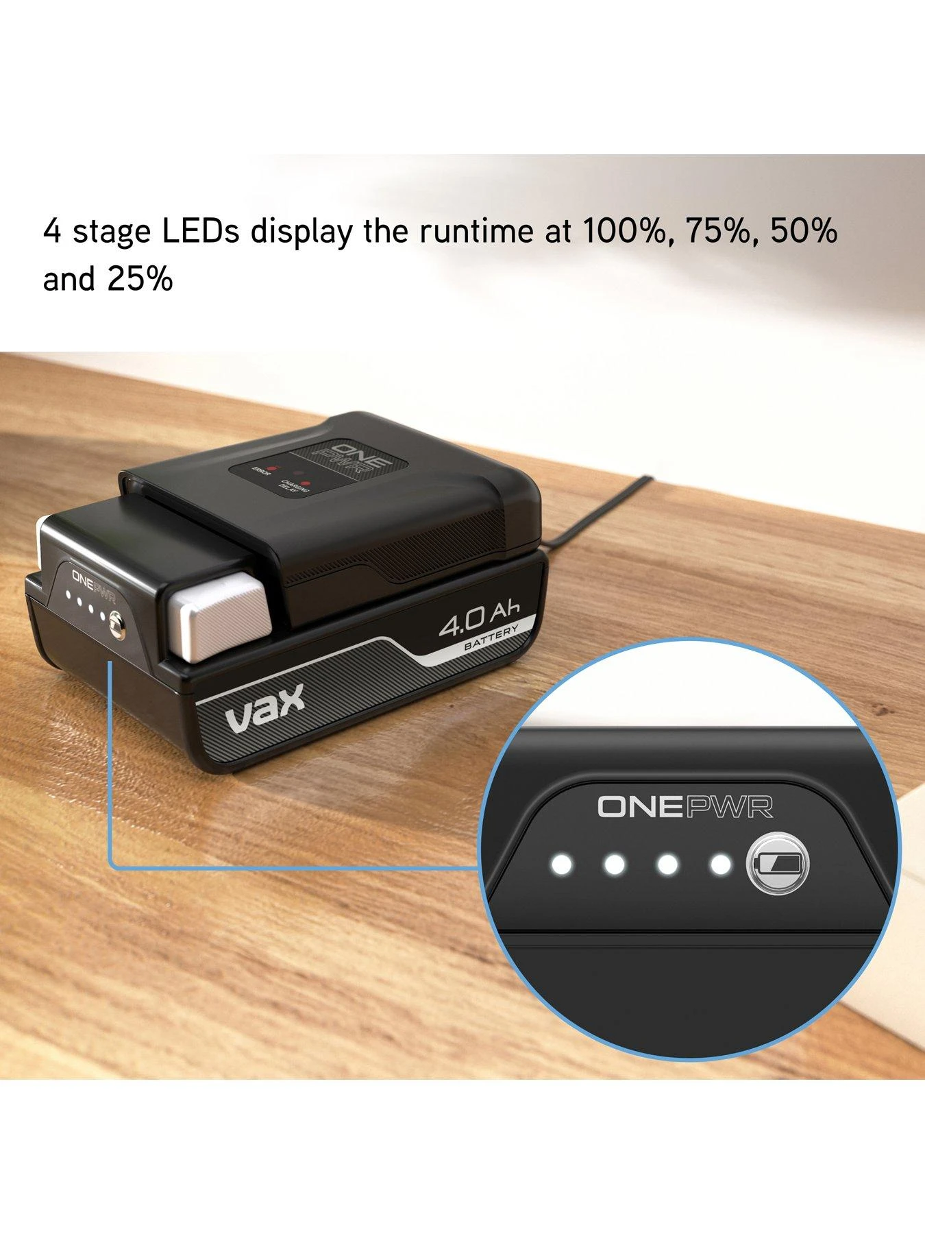Vax ONEPWR 4Ah Battery - Image 5