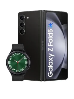 Samsung Galaxy Z Fold 5 - 256GB - Black With Watch 6 Classic 47mm Black