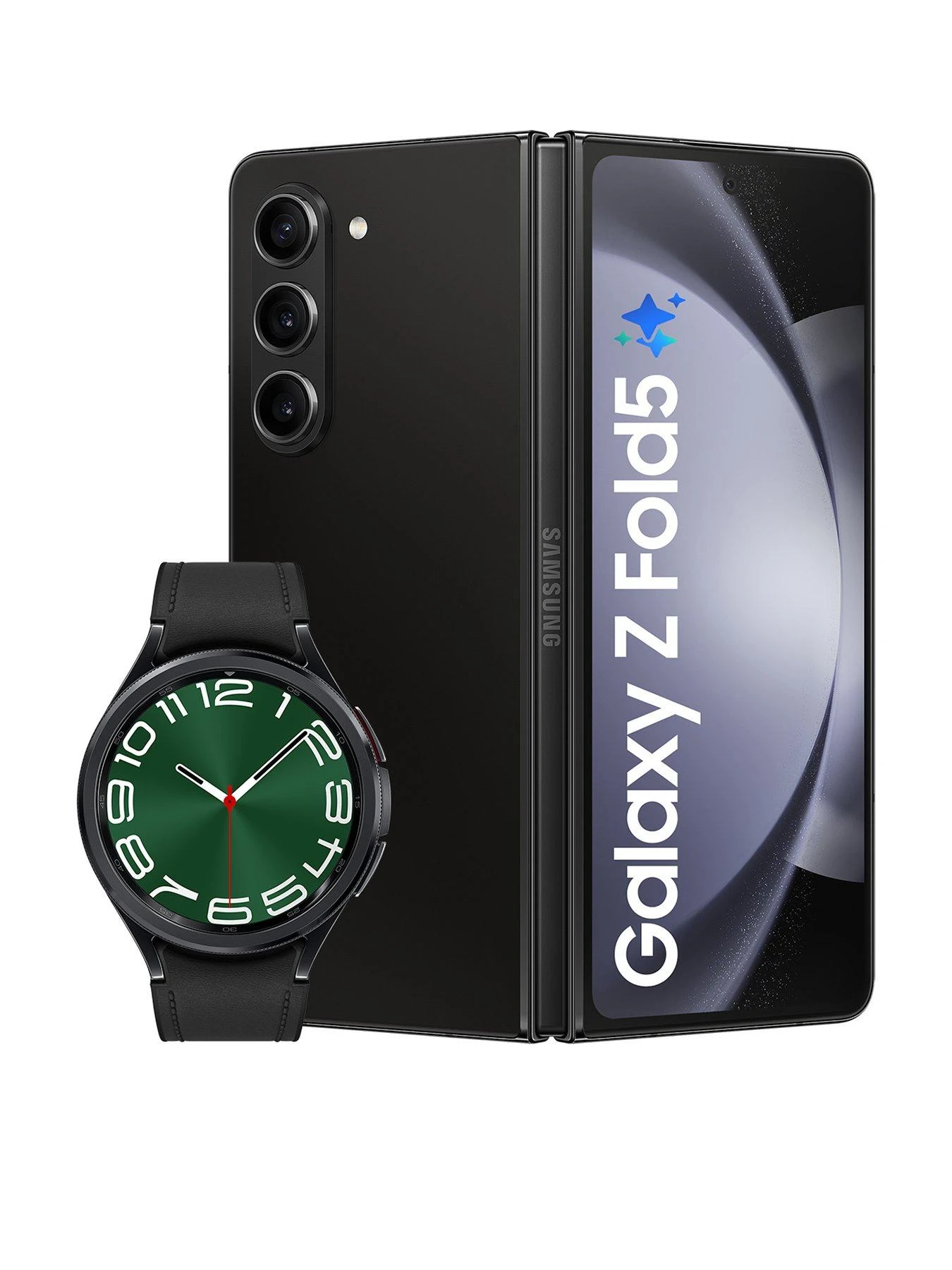 Samsung Galaxy Z Fold 5 - 256GB - Black With Watch 6 Classic 47mm Black