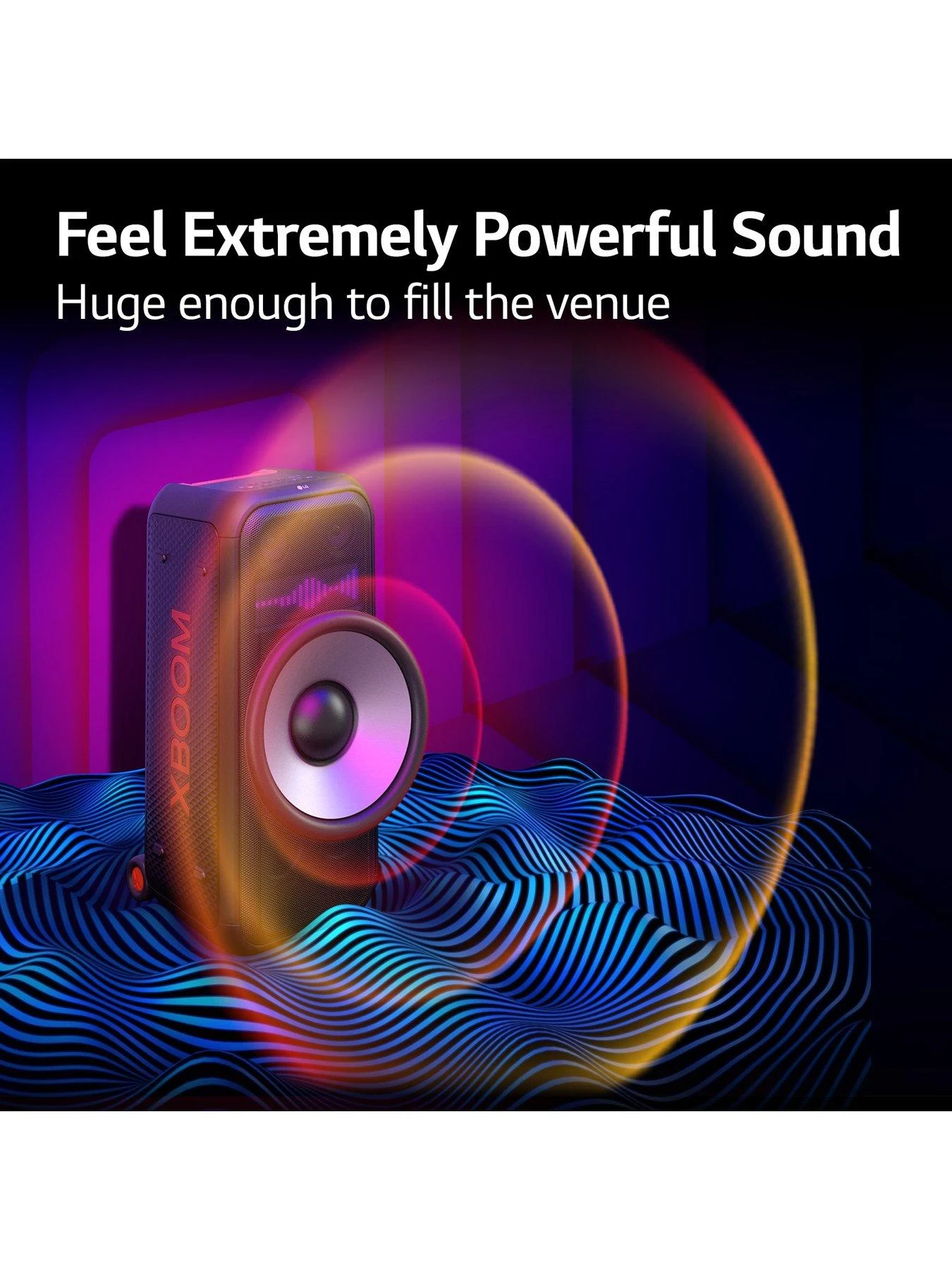LG XBOOM XL7S Party Speaker With Customisable LED Display And Party Lighting - Image 4
