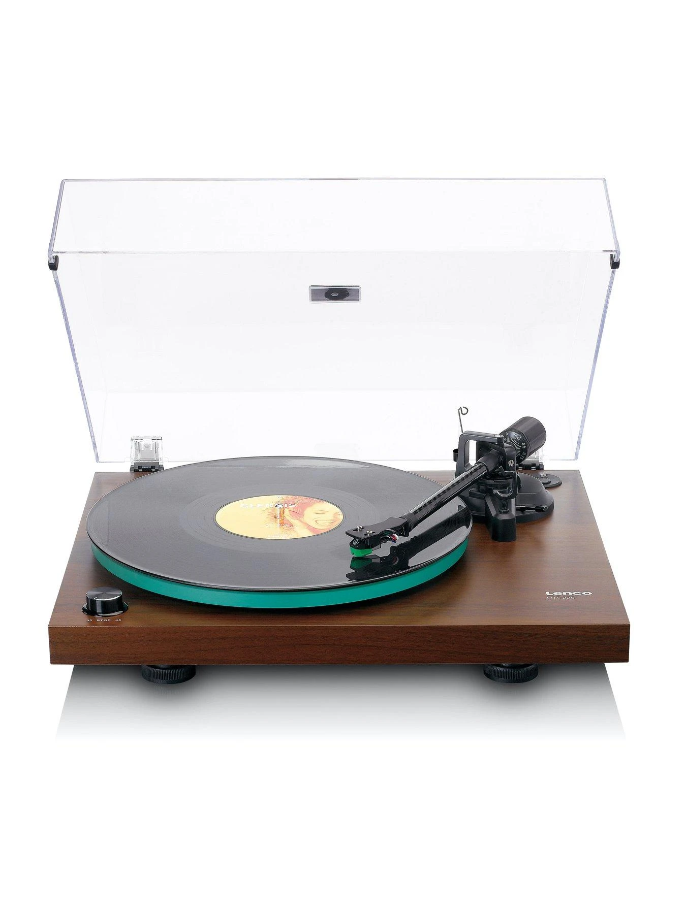 Lenco LBT-225WA Turntable With Bluetooth, Glass Platter, ATVM95 Cartridge - Image 7