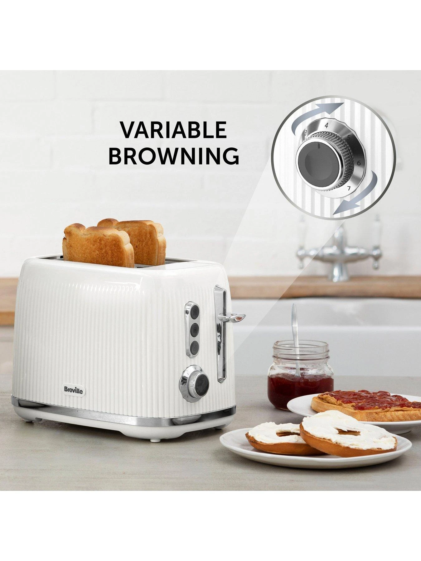 Breville Bold Toaster White - Image 3