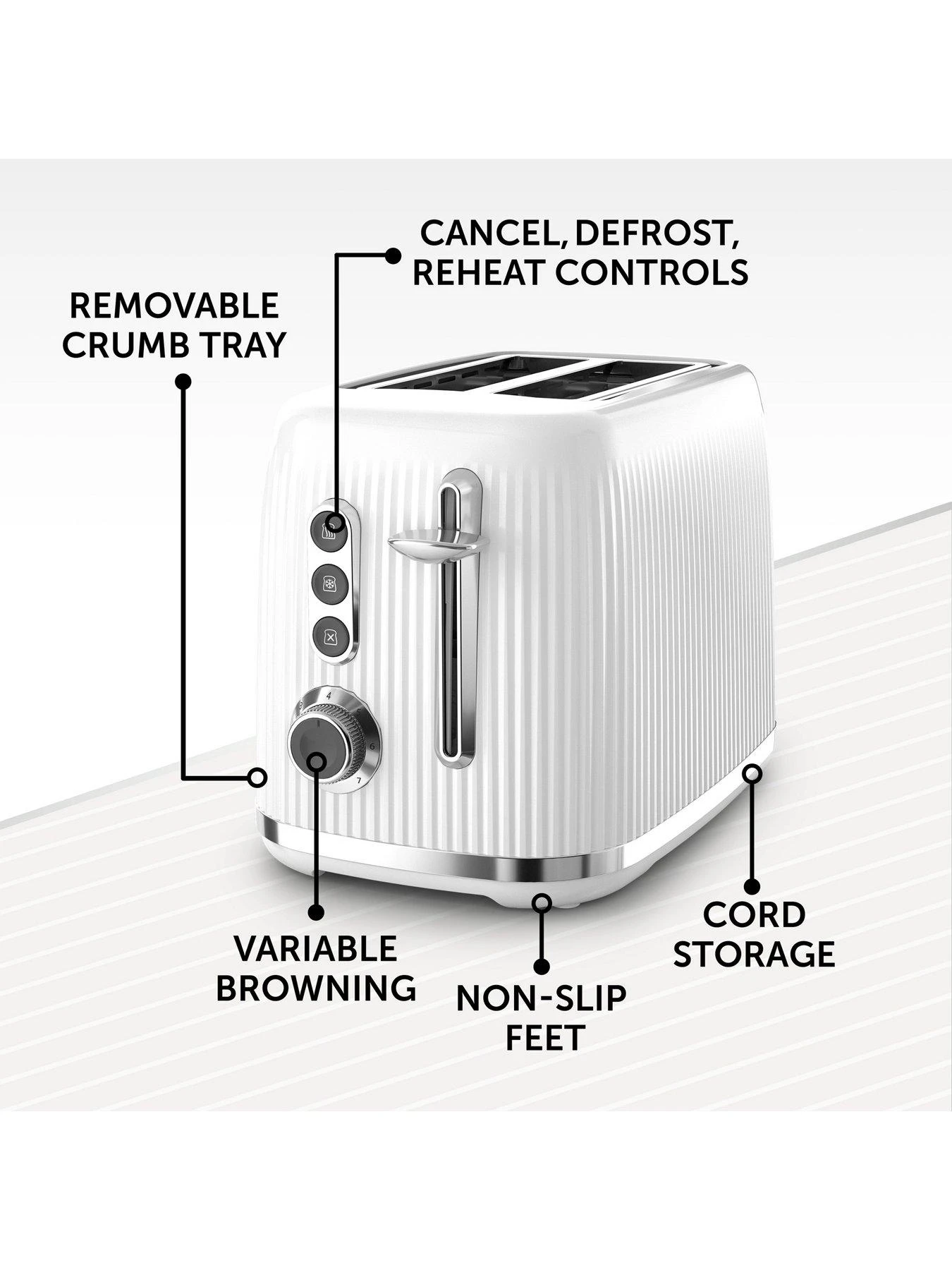 Breville Bold Toaster White - Image 4