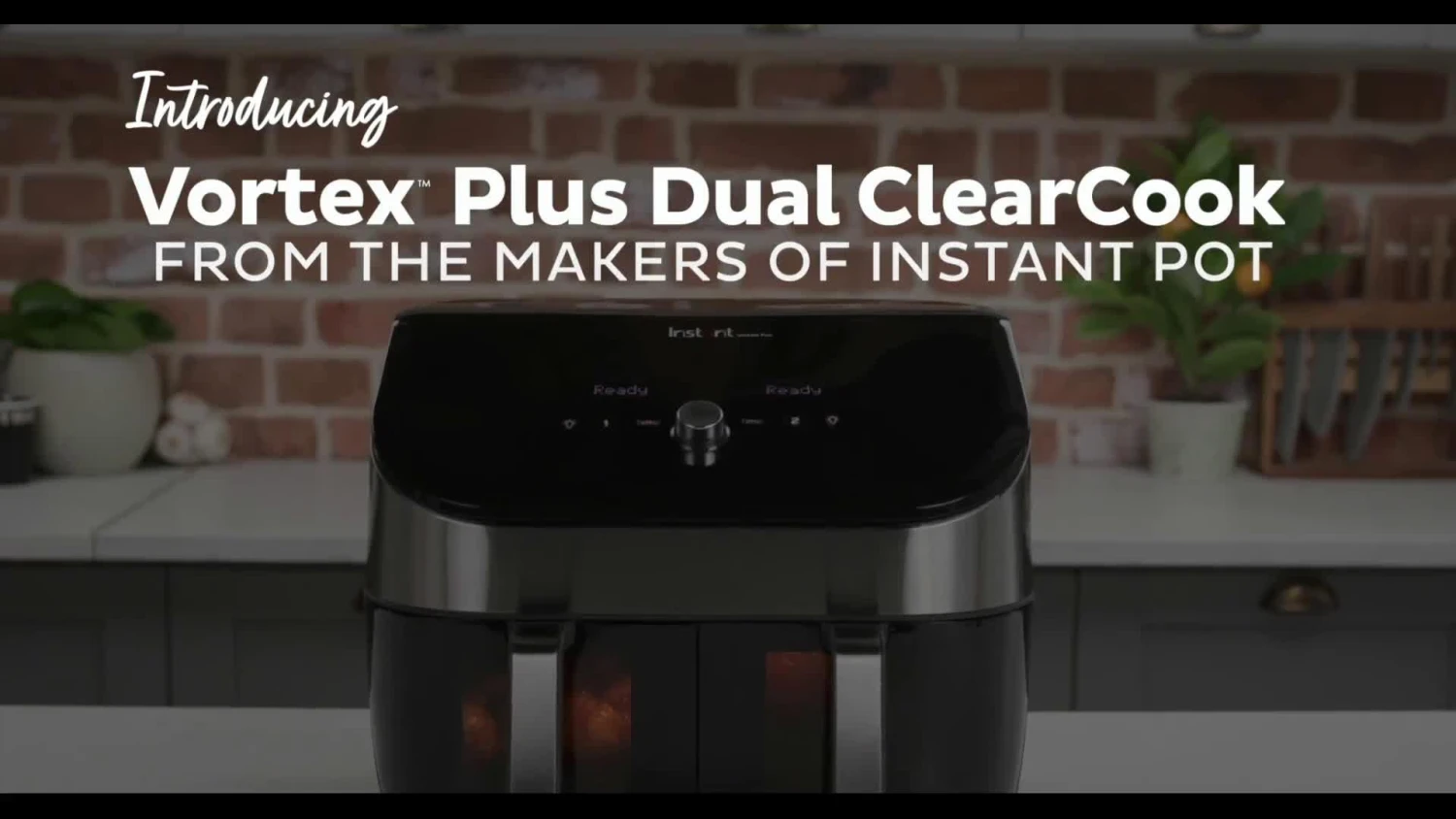 Instant Vortex Plus Dual Air Fryer With ClearCook, Stainless Steel 7.6L- Air Fry, Bake, Roast, Grill, Dehydrate & Reheat - Image 7