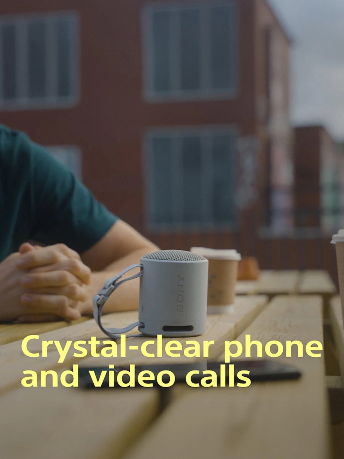 Sony SRS-XB100 - Wireless Bluetooth Portable Speaker, Durable IP67 Waterproof & Dustproof, 16 Hour Battery, Eco, Outdoor And Travel In Black - Image 5