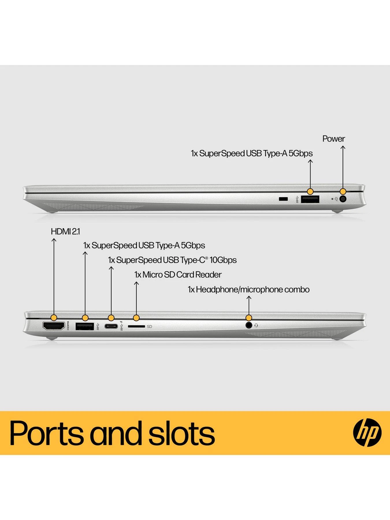 HP Pavilion 15-eh1029na, AMD Ryzen 5, 8GB RAM 512GB, 15in Laptop - Silver With Microsoft M365 Personal (1 Year) Included - Image 7