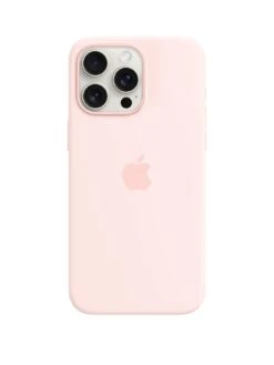 Apple IPhone 15 Pro Max Silicone Case With MagSafe - Light Pink