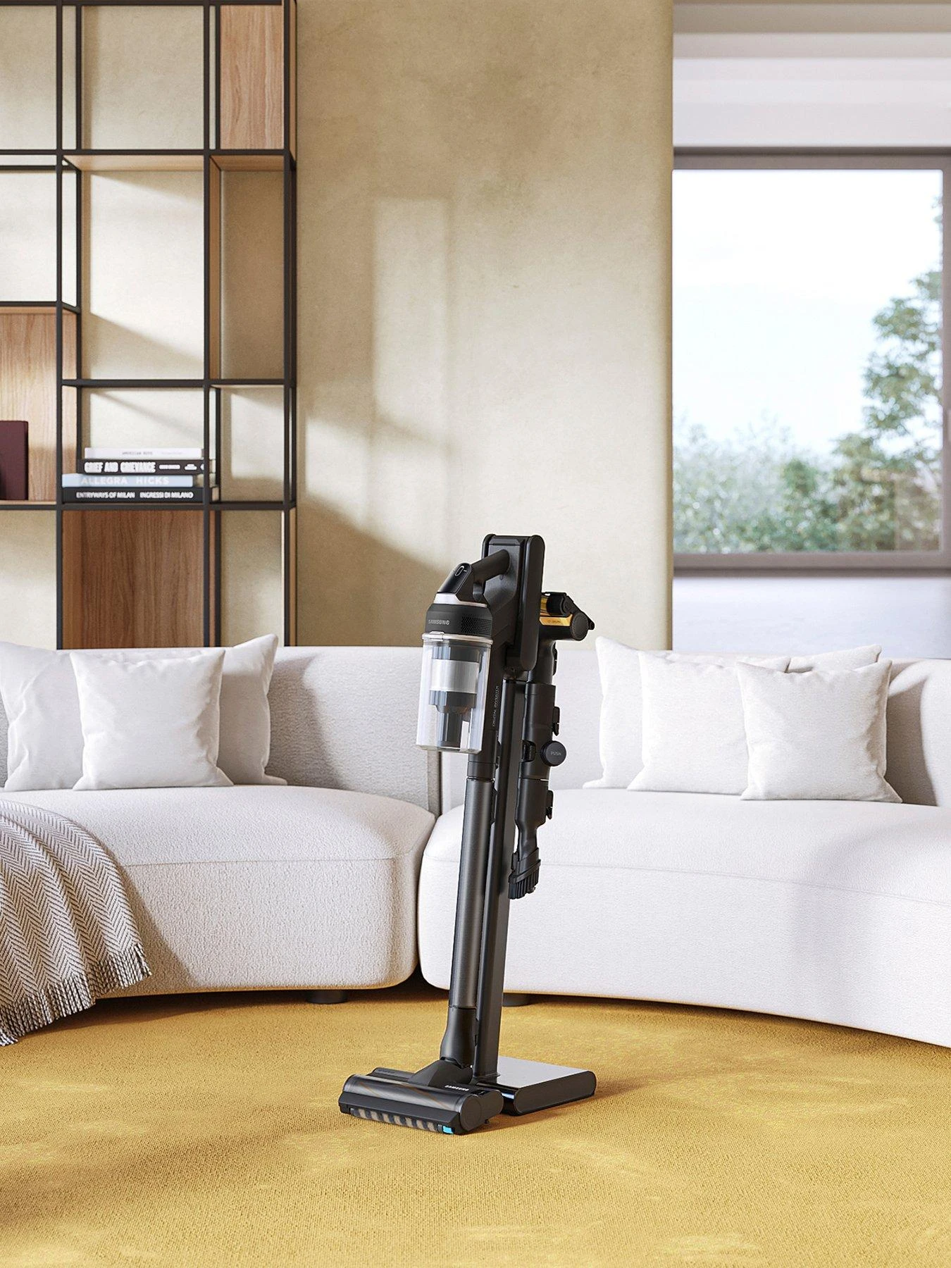 Samsung Jet 95 Pro Max 210W Cordless Vacuum Cleaner With Pet Tool+ & Spray Spinning Sweeper - Midnight Blue - Image 3