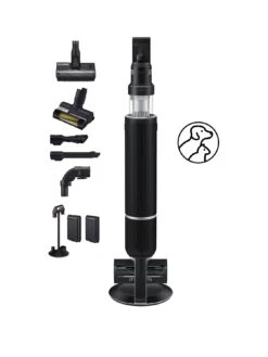 Samsung Bespoke Jet AI Max 280W Cordless Vacuum Cleaner With All-in-One Clean Station - Satin Black