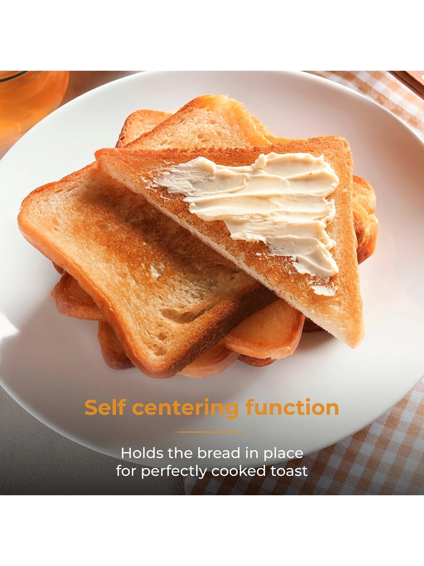 Tower T20065GRY Renaissance 4-Slice Toaster - Grey - Image 6