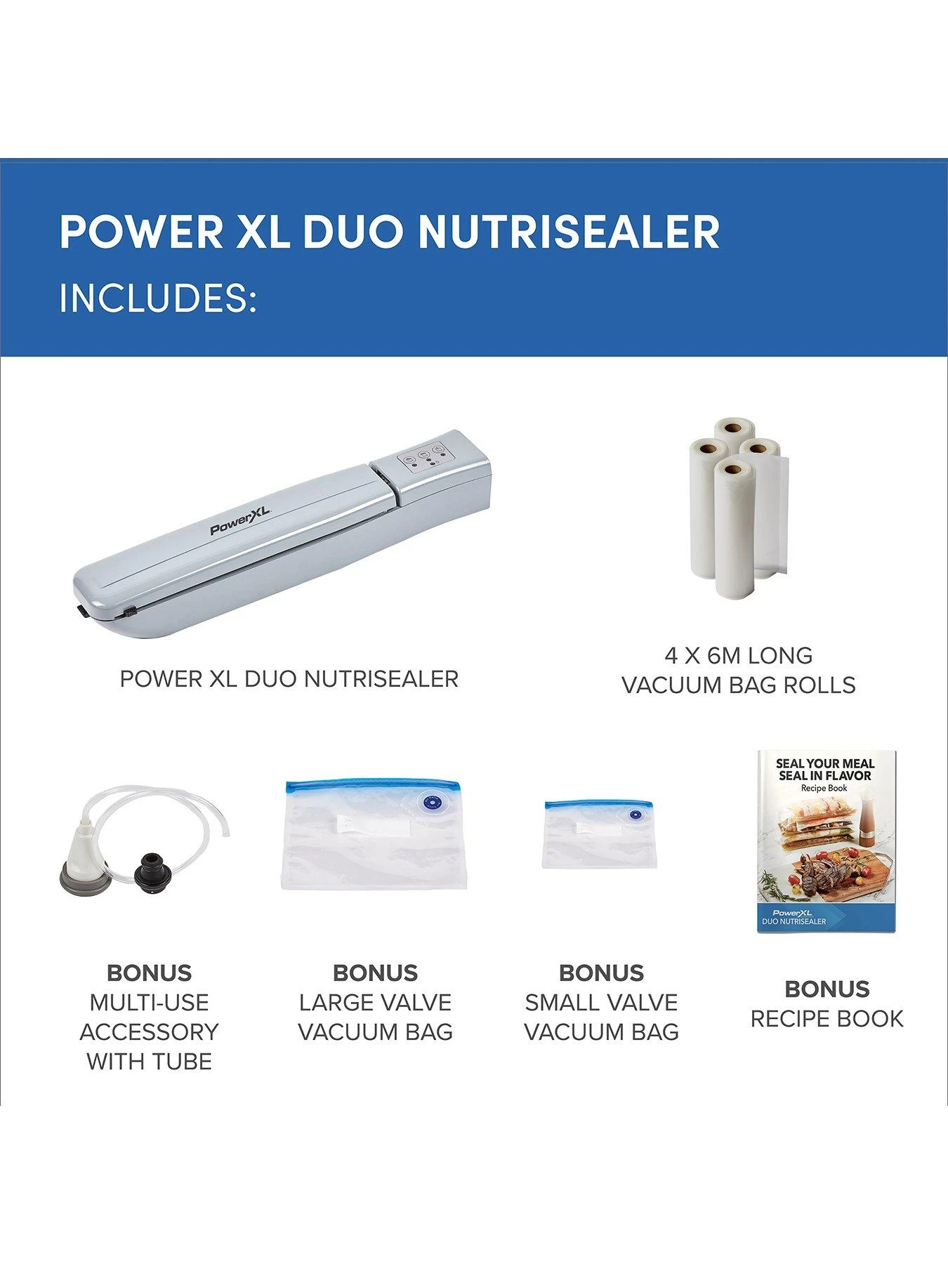 Pressure King Pro Power XL Duo Nutrisealer Automatic Food Sealer Machine - Image 2