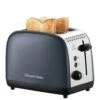 Russell Hobbs Stainless Steel 2-Slice Toaster - Grey