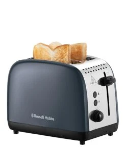 Russell Hobbs Stainless Steel 2-Slice Toaster - Grey