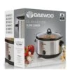 Daewoo 6.5L Slow Cooker Stainless Steel