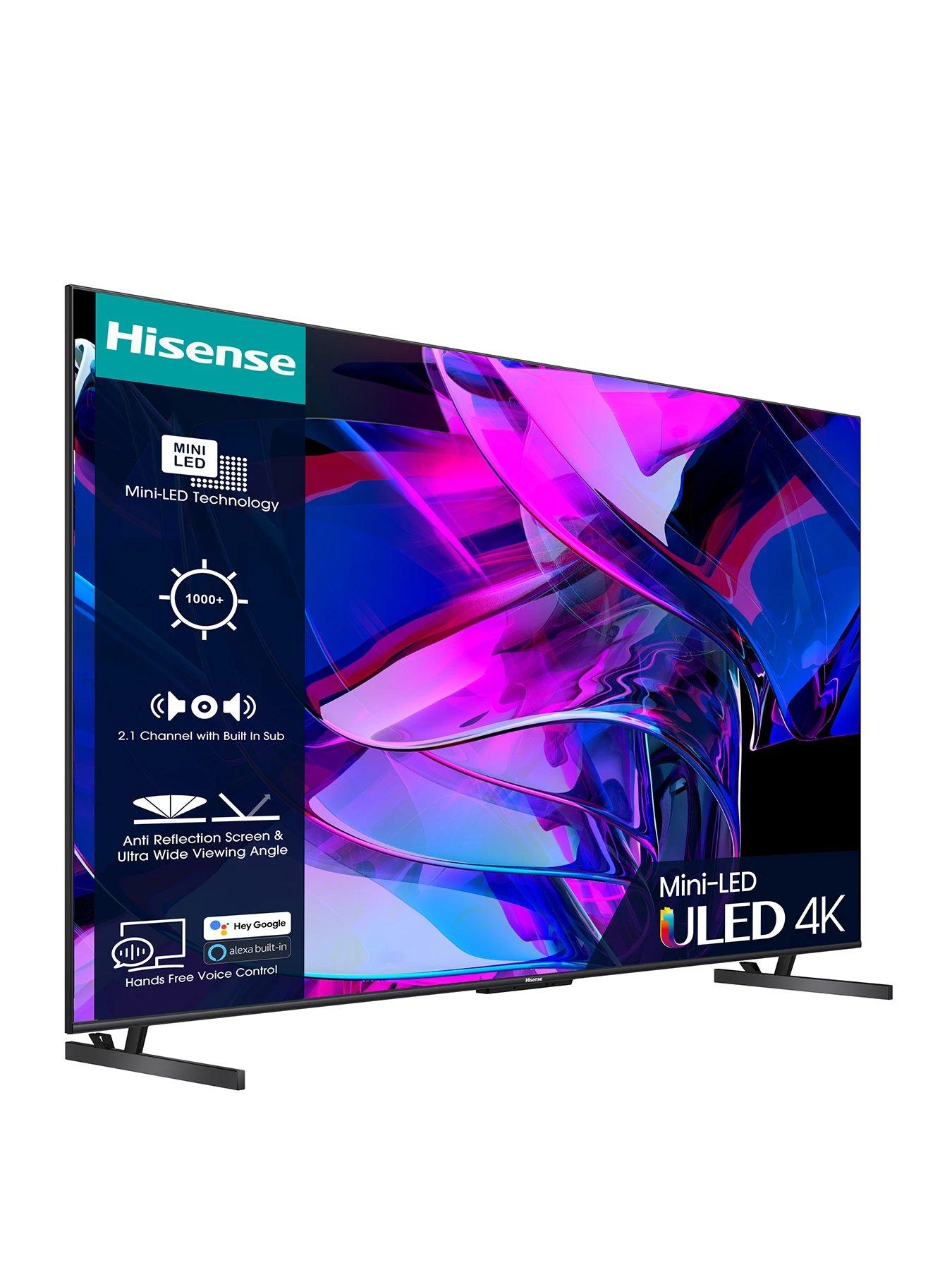 Hisense Hisense 100U7KQTUK U7K 100" Mini LED UHD Smart 4K TV - Image 3